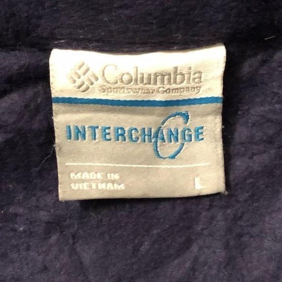 Columbia Interchange Blue Parka Ski Jacket Coat Womens Size Large - Picture 5 of 12